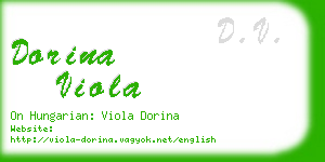 dorina viola business card